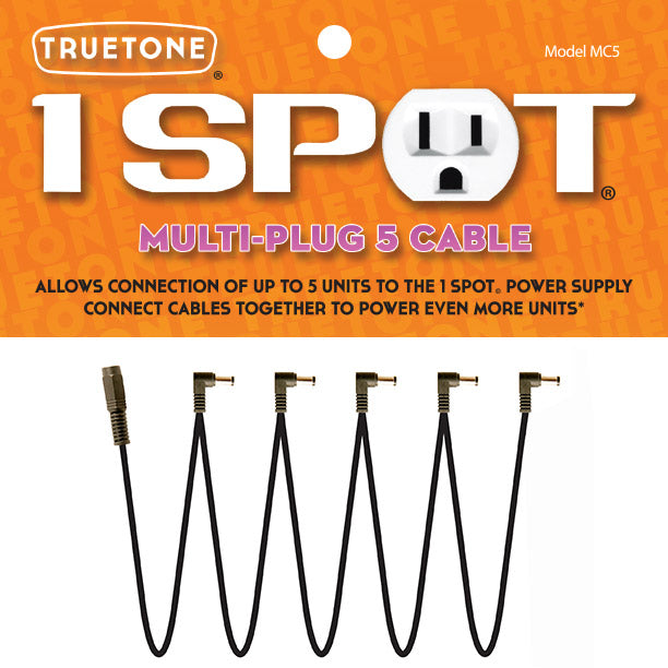 Truetone MC5 | 1 Spot Multi-Plug 5 Cable