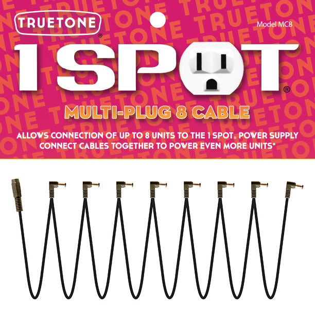 Truetone MC8 | 1 Spot Multi-Plug 8 Cable