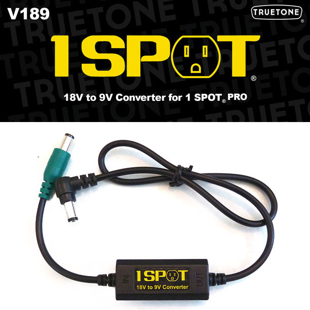 Truetone V189 | 1 SPOT 18V to 9V Converter