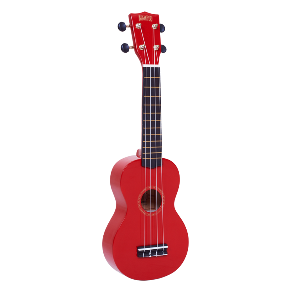 Mahalo Rainbow Series | Soprano Ukulele Package | Gloss Red