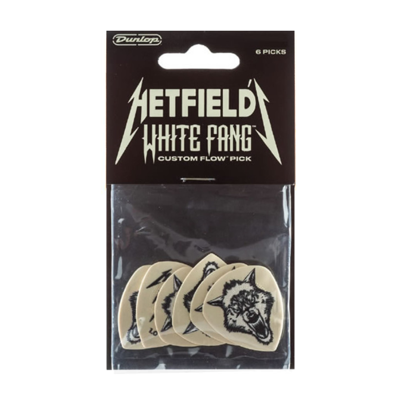 Dunlop Artist Series | Hetfield's White Fang™ Custom Flow® Pick .73mm Gauge | 6-Pack