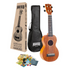 Mahalo | Java Series | Soprano Ukulele Package | Natural Matt