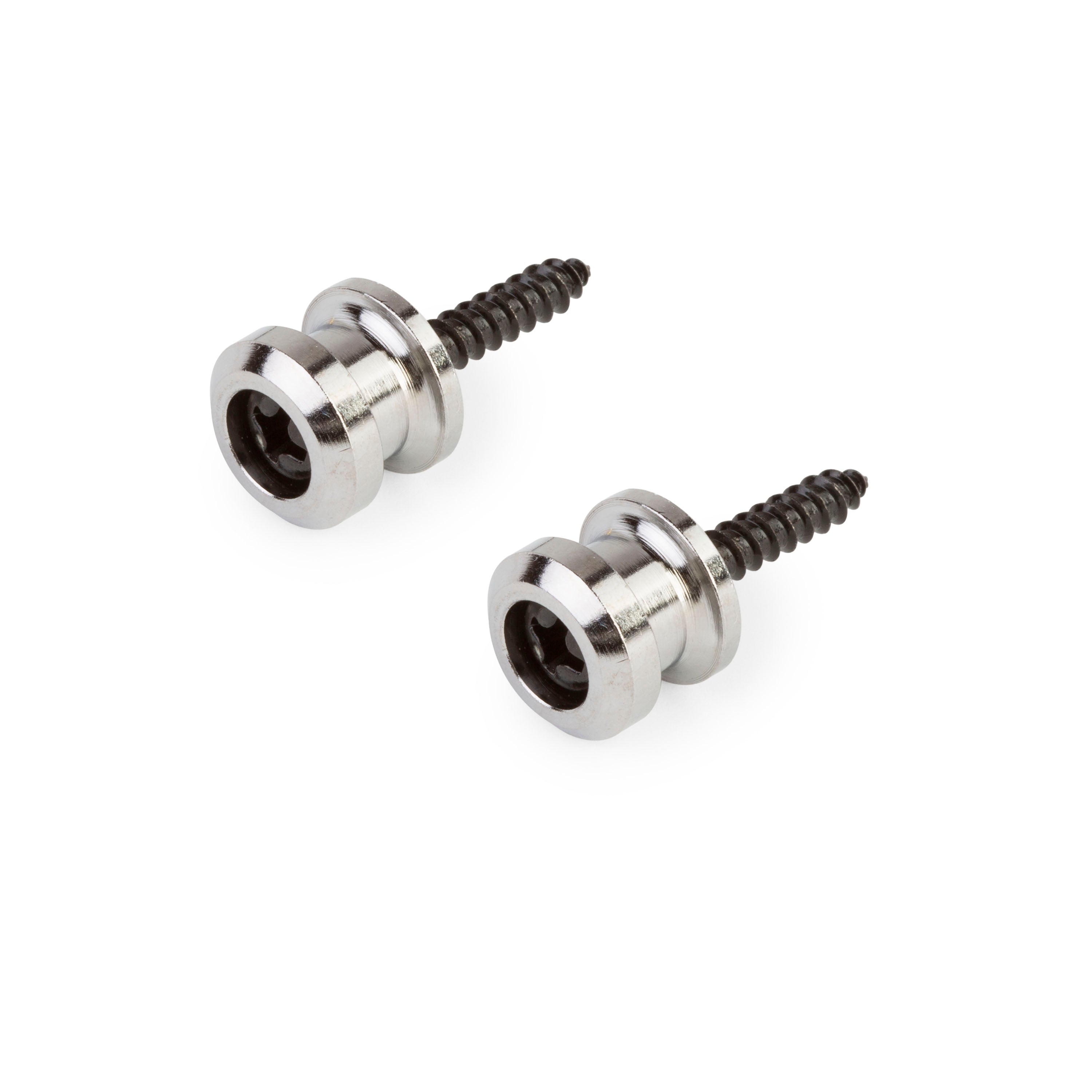 Grover Strap Lock End Pins x 2 | Chrome