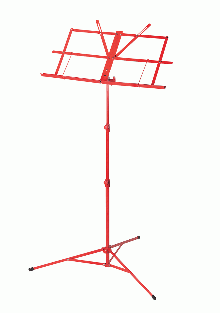 ARMOUR MS3127R MUSIC STAND W/BAG RED