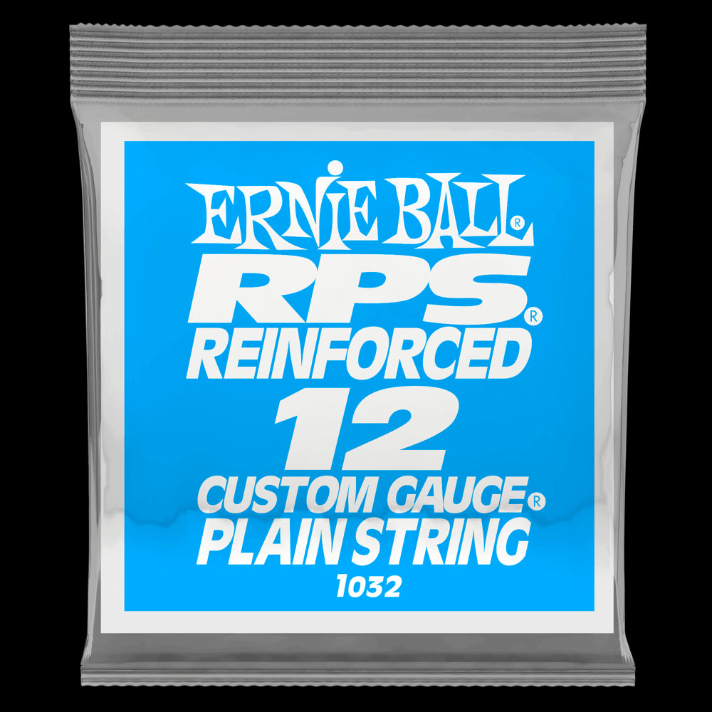Ernie Ball .012 Rps Reinforced Plain Electric Guitar Strings 6 Pack