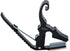 Black Partial Capo for acoustic guitars. Easy headstock park and one hand reposition.