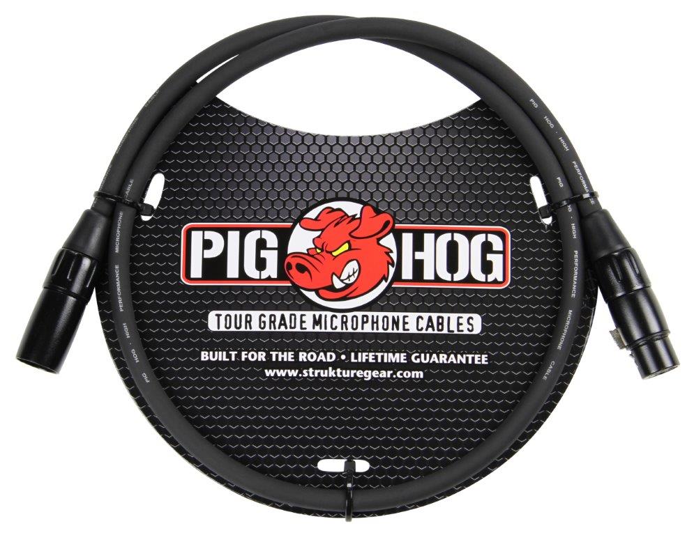 Pig Hog 8mm Mic Cable 3ft XLR