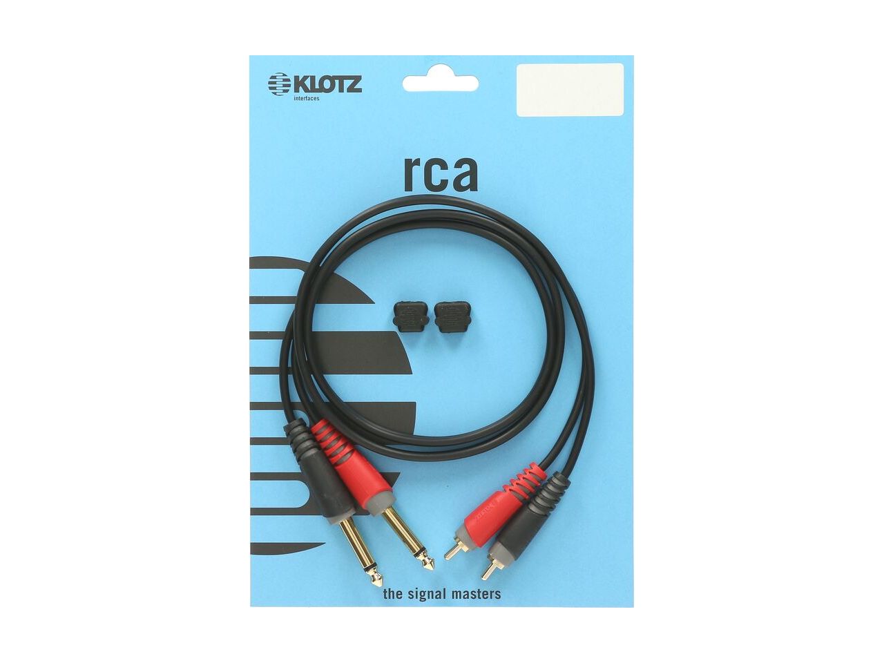 Klotz Twin cable 2m Black 2 x J/2 x RCA