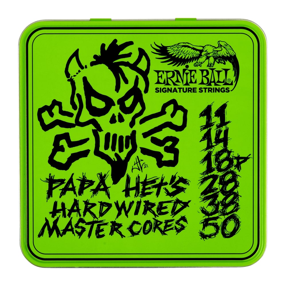 Ernie Ball Papa Het's Hardwired Master Core Signature Electric Guitar Strings 3-pack