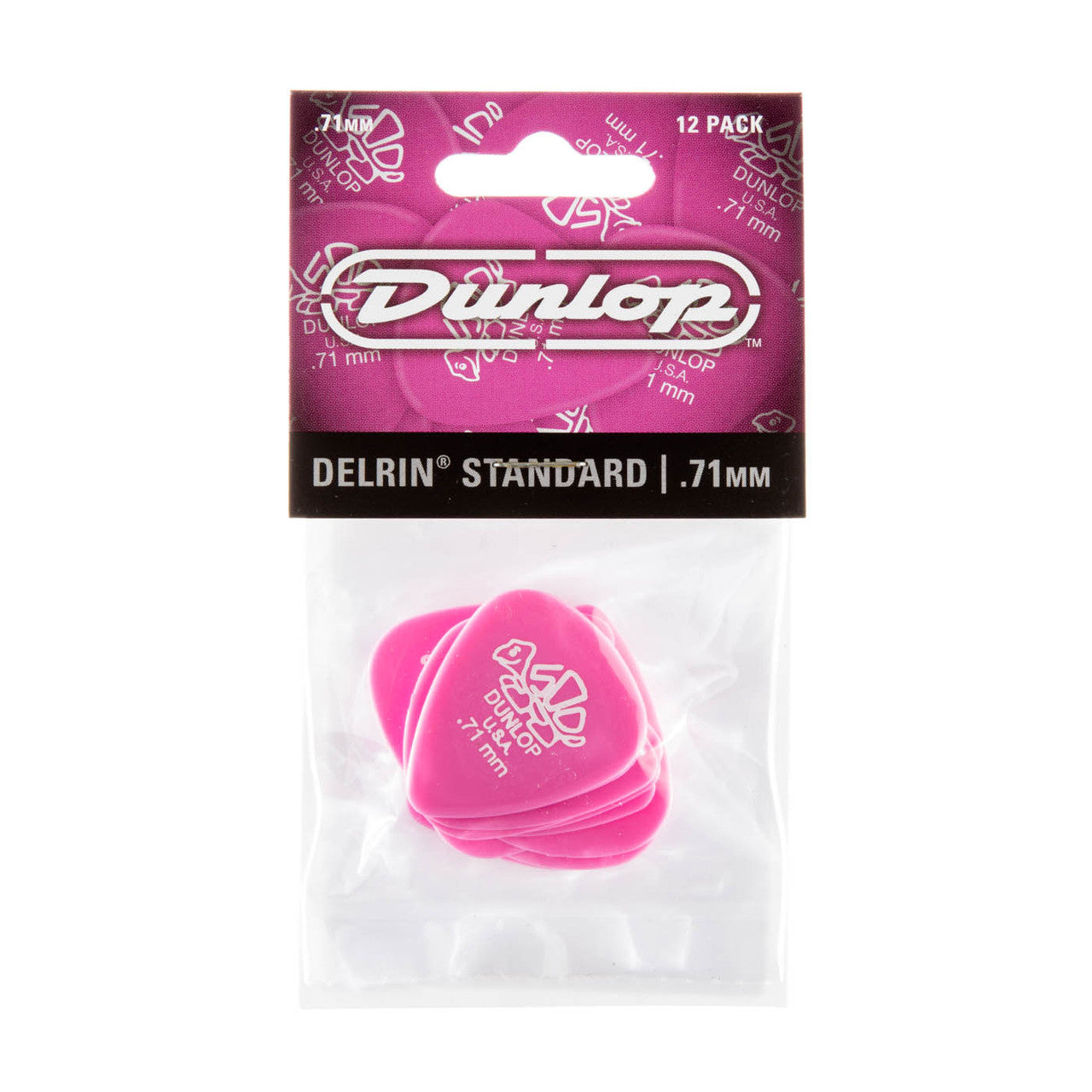 Dunlop Player's Pack | Delrin 500 Pick .71mm | 12-Pack