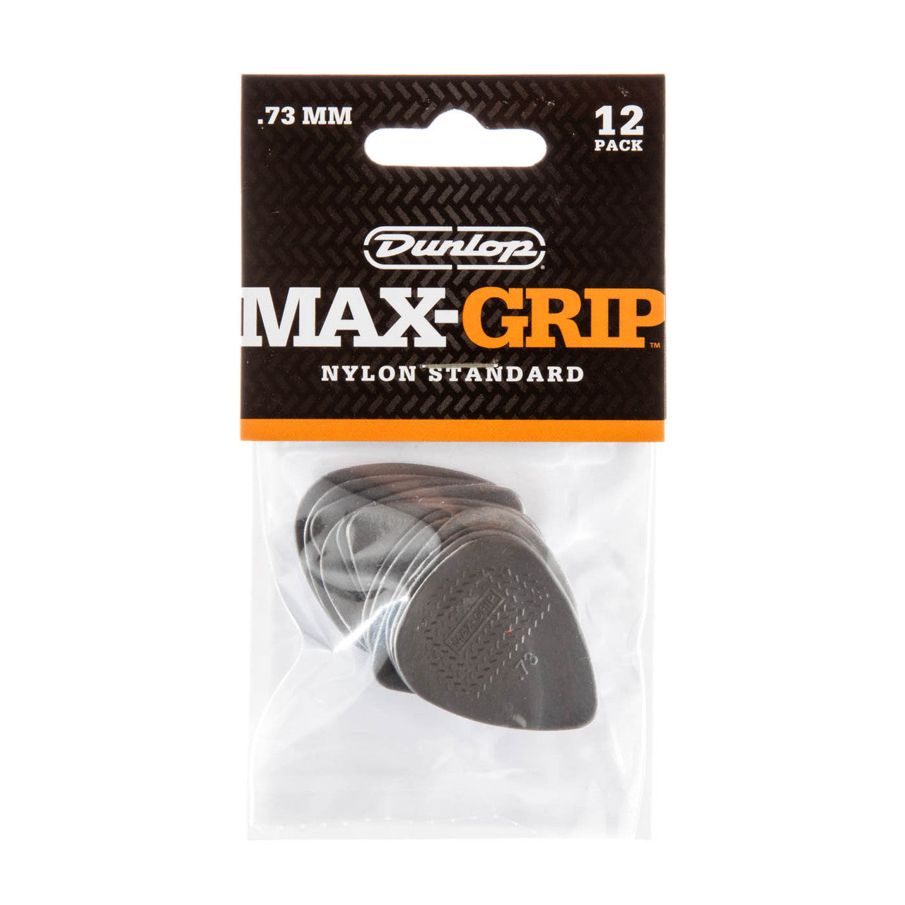 Dunlop Player's Pack | Max-Grip® Nylon Standard Pick .73mm | 12-Pack