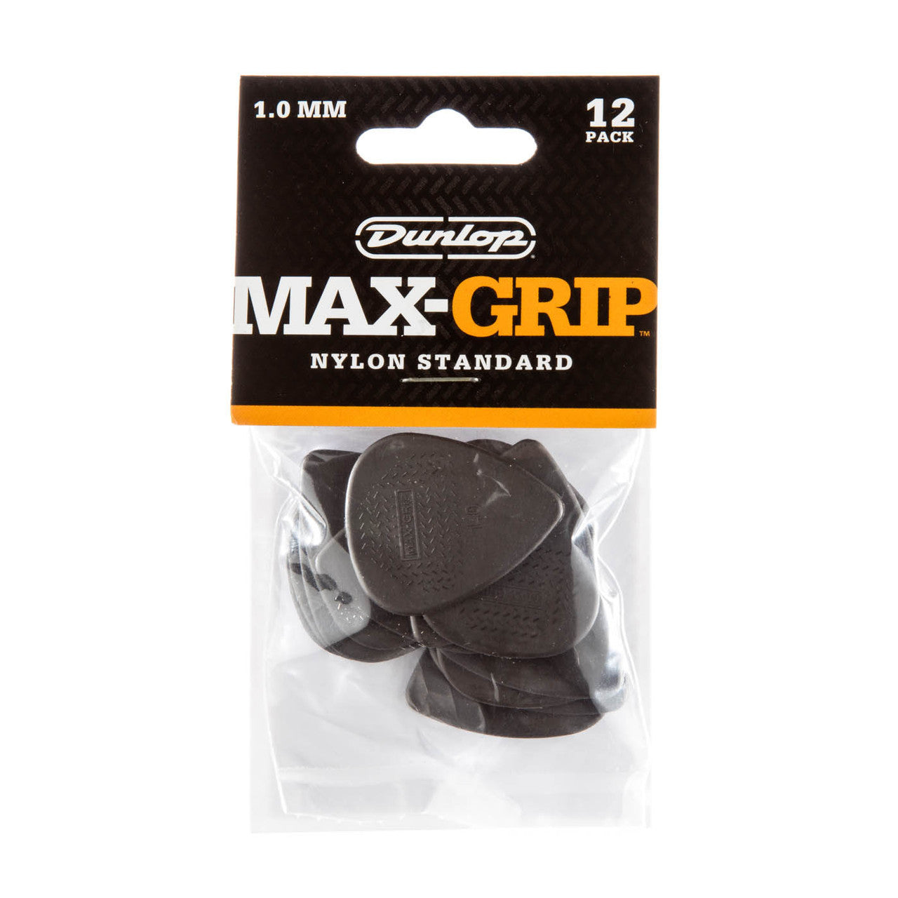 Dunlop Player's Pack | Max-Grip® Nylon Standard Pick 1.0mm | 12-Pack