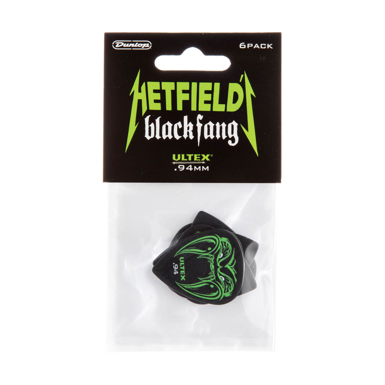 Dunlop Artist Series | Hetfield's Black Fang™ Pick .94mm Gauge | 6-Pack