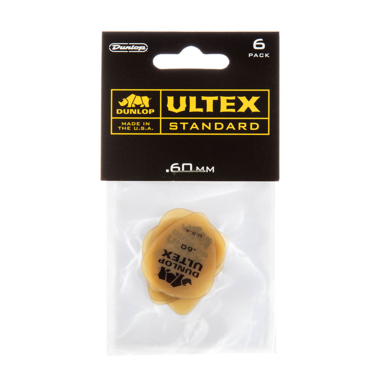Dunlop Player's Pack | Ultex® Standard Pick .60mm | 6-Pack