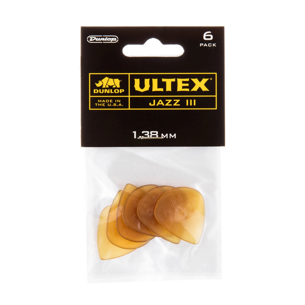 Dunlop Player's Pack | Ultex® Jazz III 1.38mm | 6-Pack