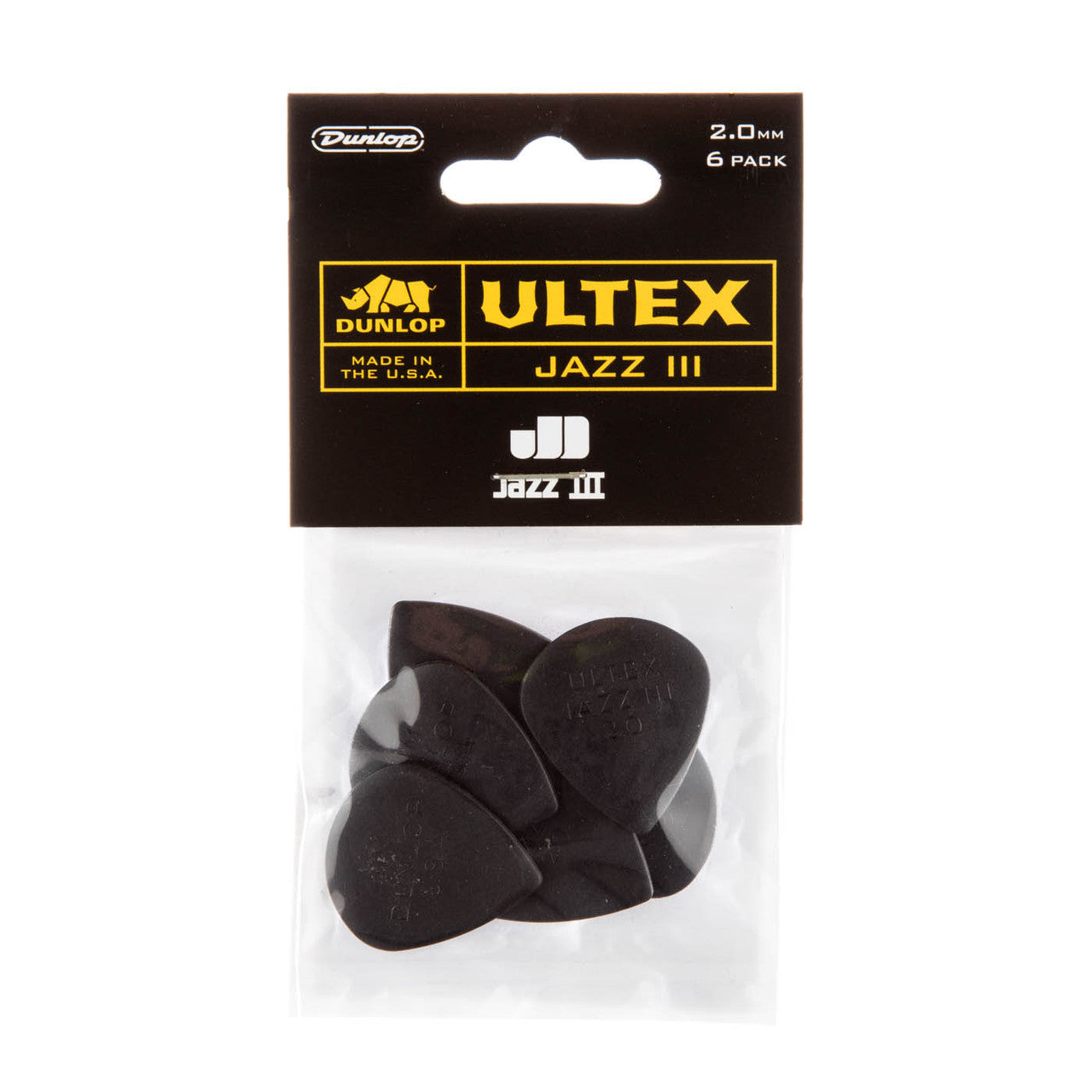Dunlop Player's Pack | Ultex® Jazz III 2.0mm | 6-Pack