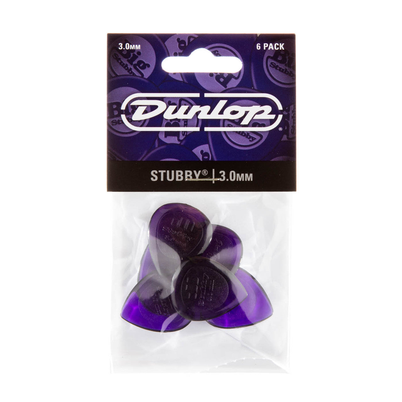 Dunlop Player's Pack | Lexan Stubby Jazz Pick 3.0mm | 6-Pack