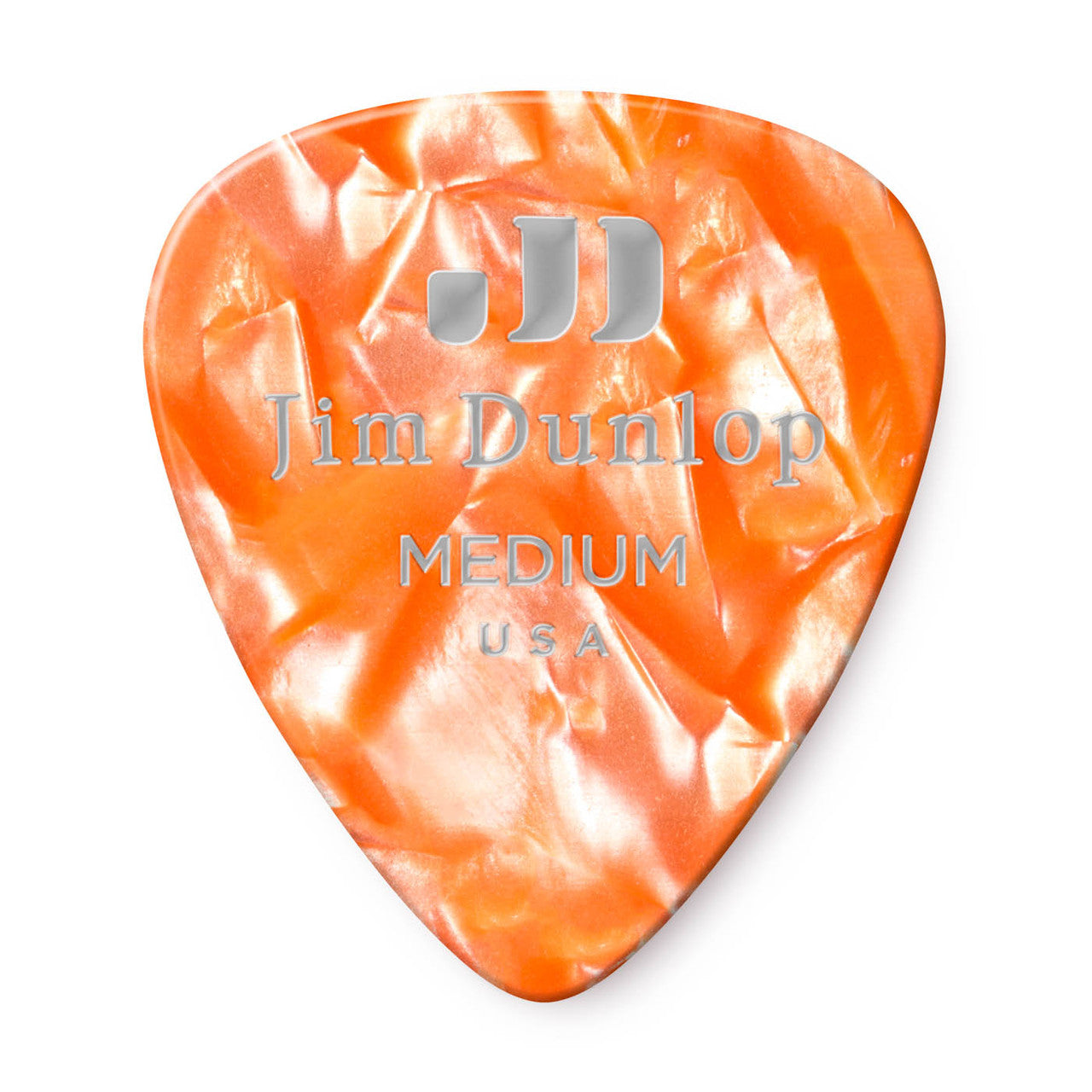 Dunlop Celluloid Orange Classics Pick Medium Gauge