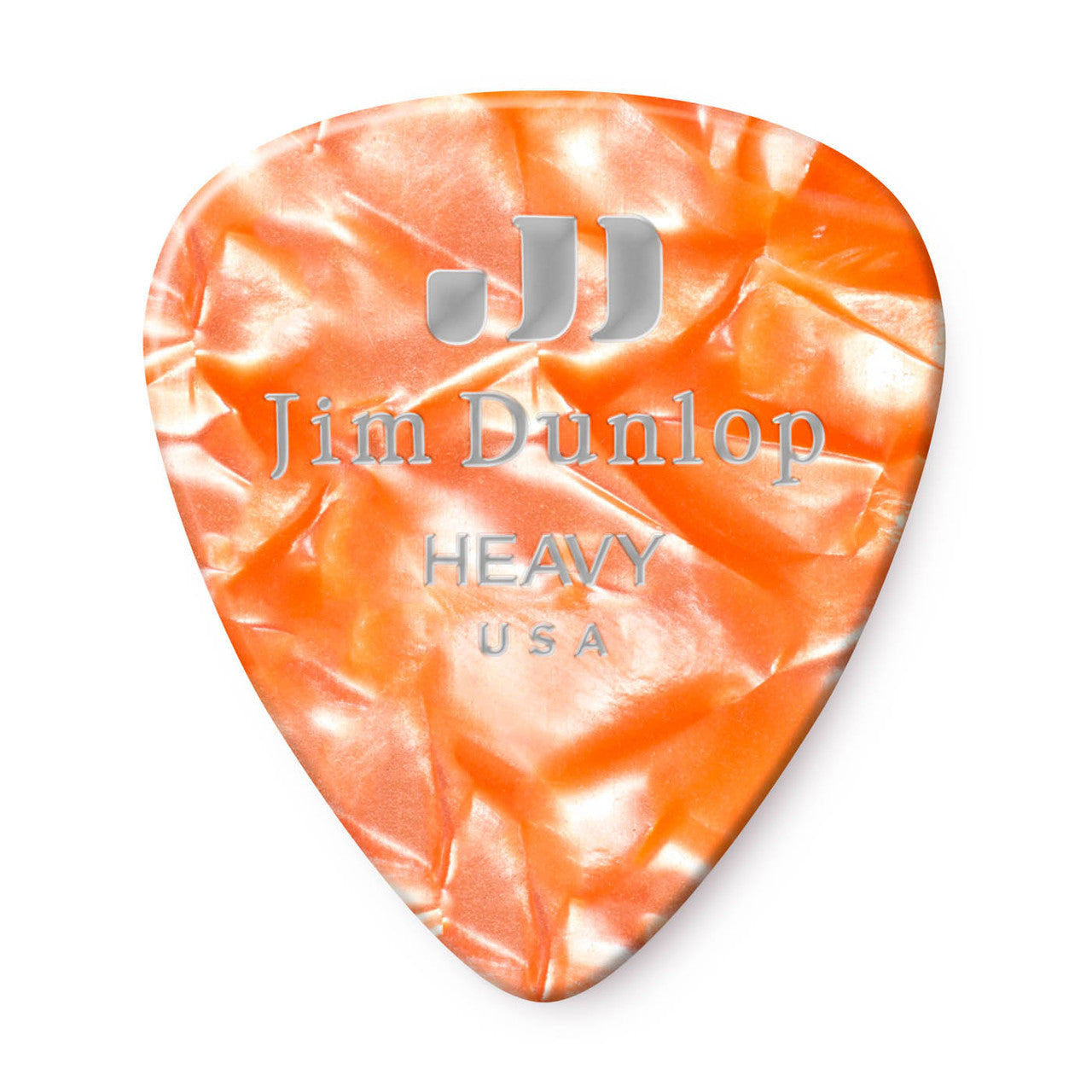 Dunlop Celluloid Orange Classics Pick Heavy Gauge