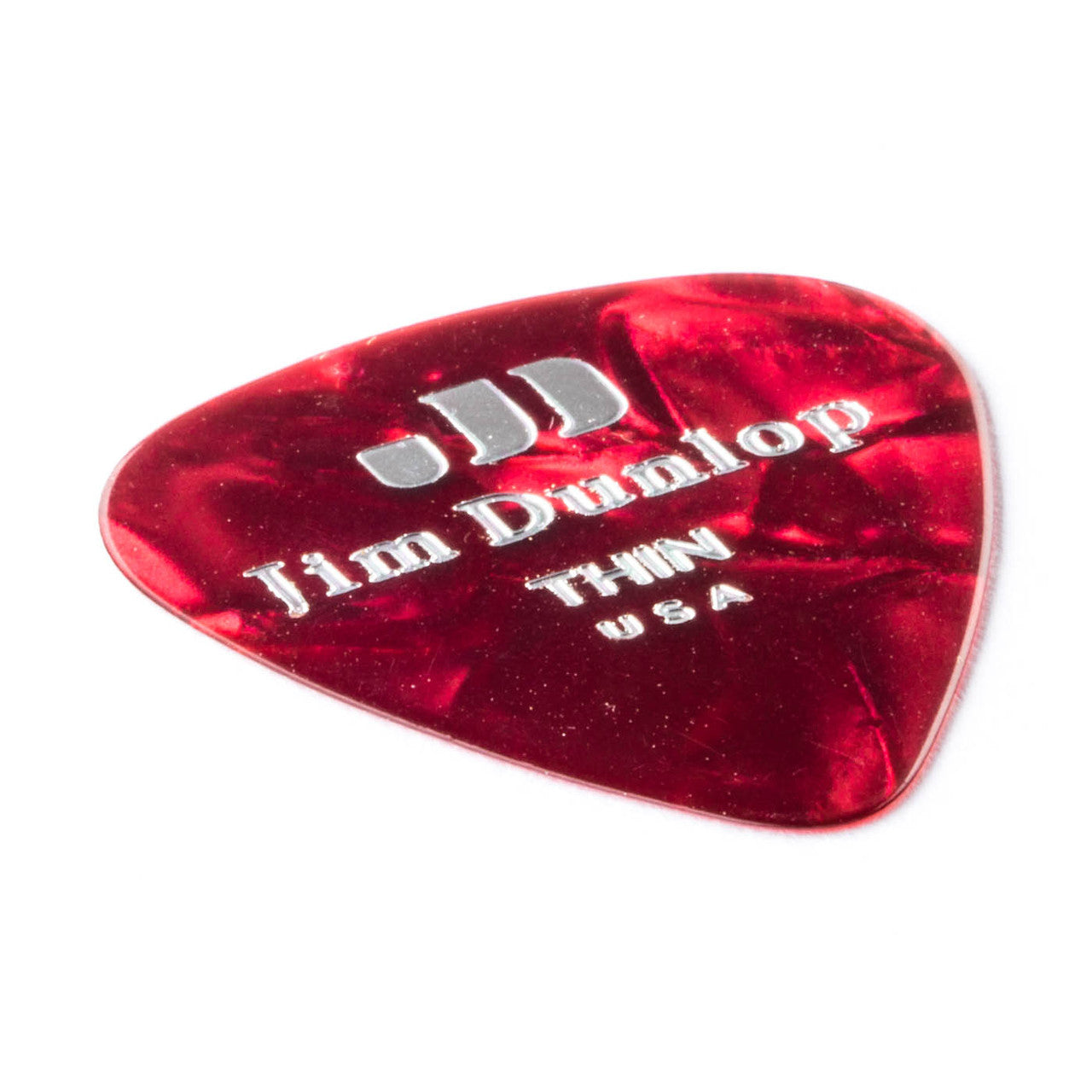 Dunlop Celluloid Red Classics Pick Thin Gauge