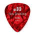 Dunlop Celluloid Red Classics Pick Thin Gauge