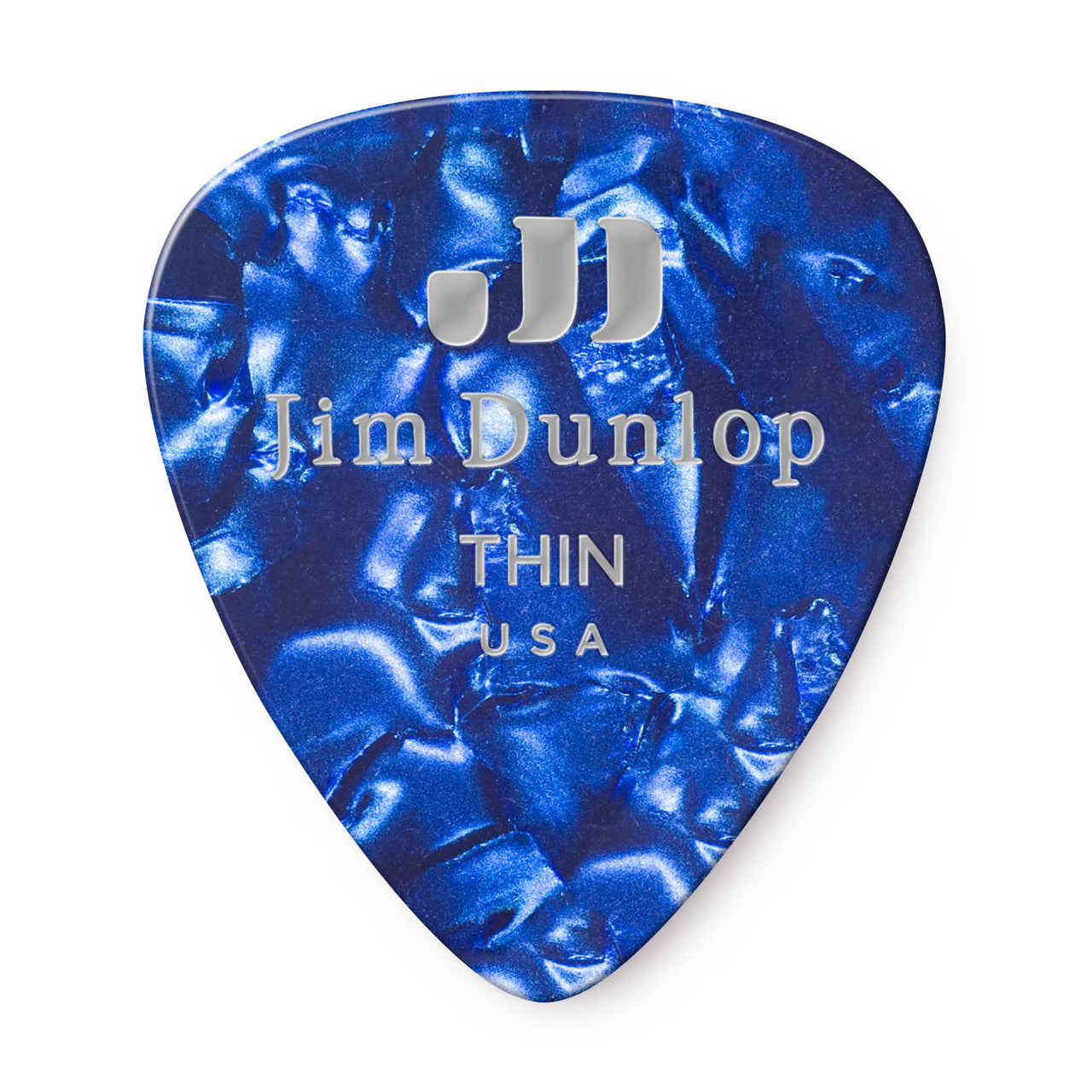 Dunlop Celluloid Blue Classics Pick Thin Gauge