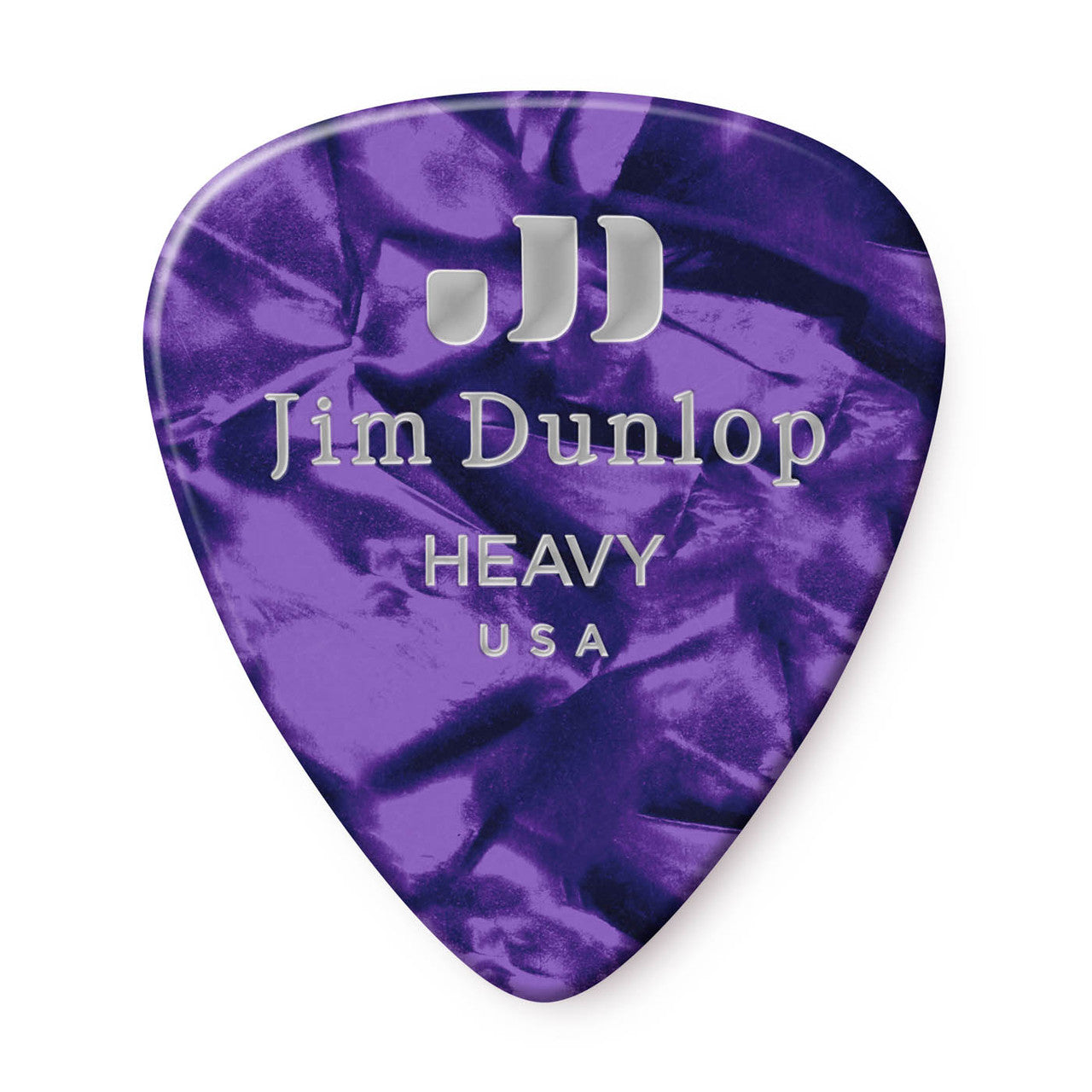 Dunlop Celluloid Purple Pearloid Classics Pick Heavy Gauge