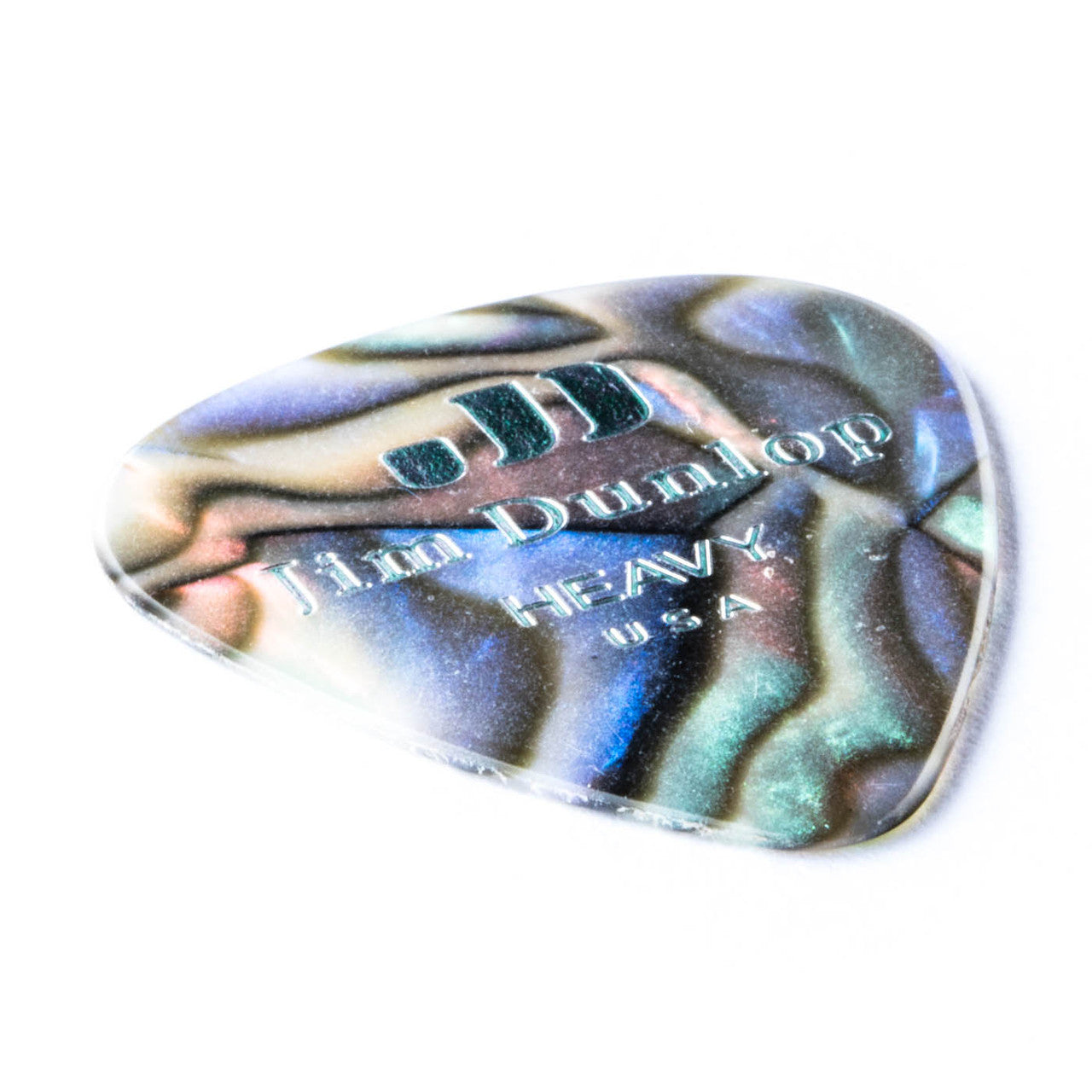 Dunlop Celluloid Abalone Classics Pick Heavy Gauge