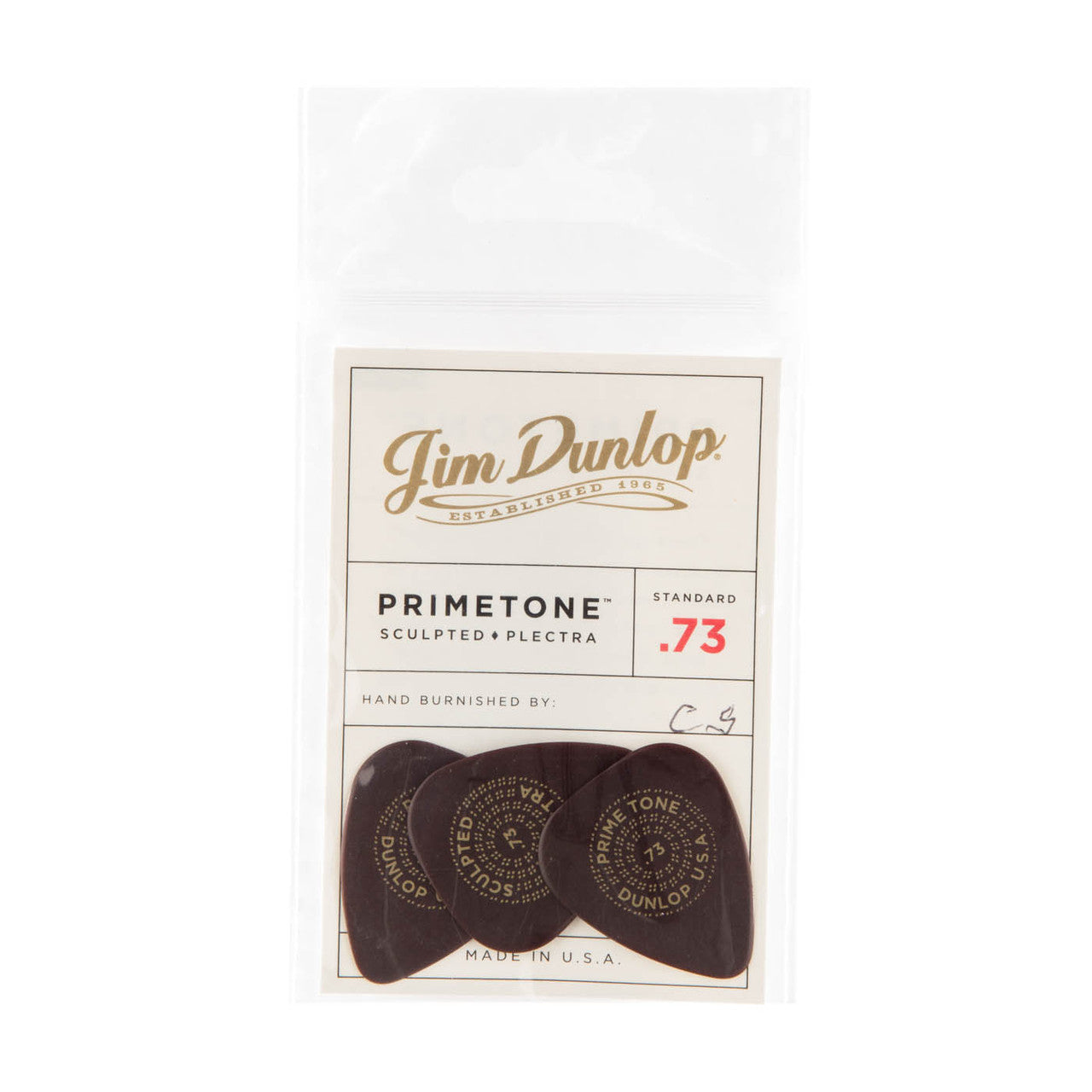 Dunlop Player's Pack | Primetone® Standard Smooth Pick .73mm | 3-Pack