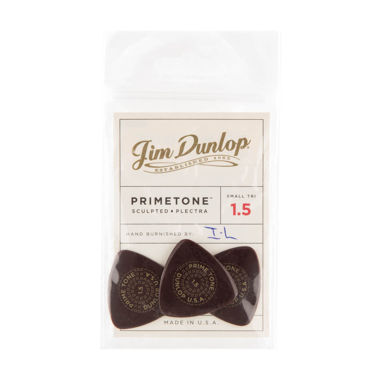 Dunlop Player's Pack | Primetone® Small Triangle Smooth Pick 1.5mm | 3-Pack