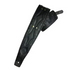 Ergo Straps Chopper 4" Black Genuine Padded Leather Bass Strap - Made in Chile