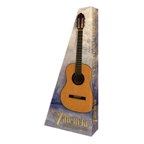 Valencia VC201 200 Series | 1/4 Size Classical Guitar | Natural Satin