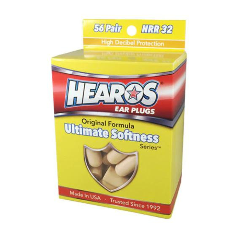 Hearos Ultimate Softness Disposable Ear Plugs | 56 Pairs