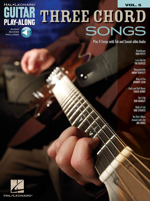 Hal Leonard Guitar Play-Along Vol. 5 Three Chord Songs