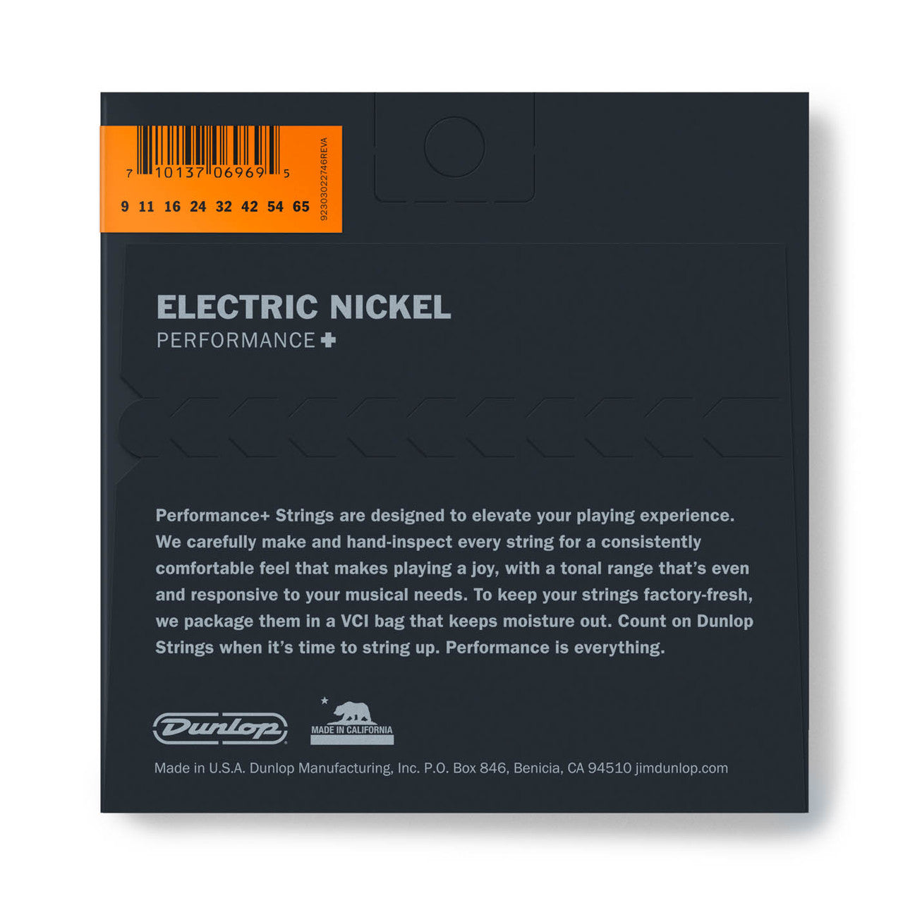 Dunlop Performance + Electric Guitar Strings 9-65 Gauge | 8-String