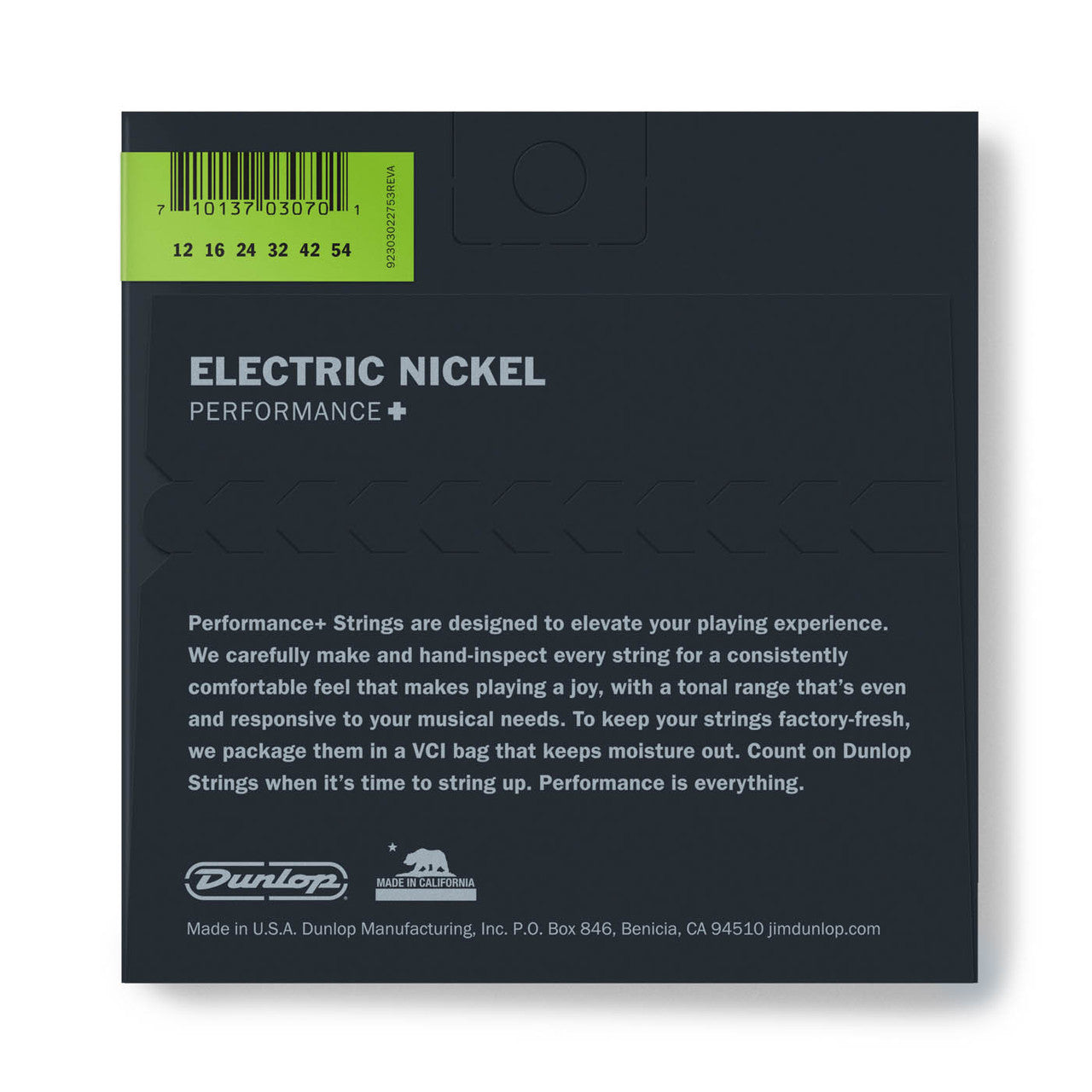 Dunlop Performance + Electric Guitar Strings 12-54 Gauge