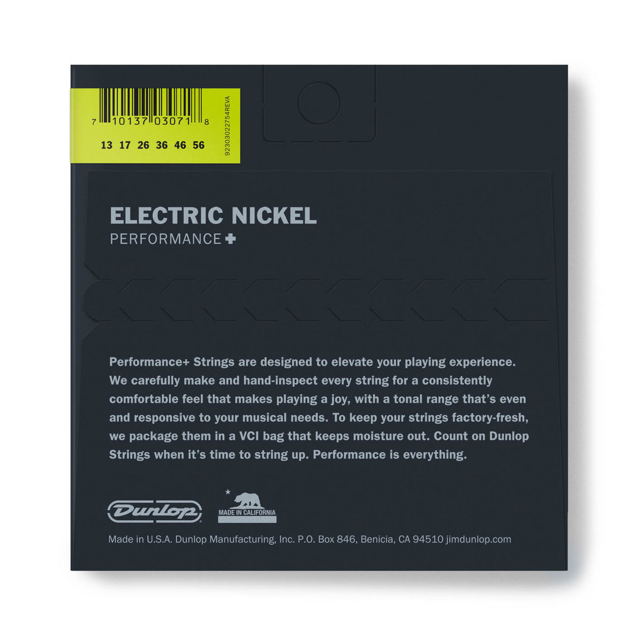 Dunlop Performance + Electric Guitar Strings 13-56 Gauge