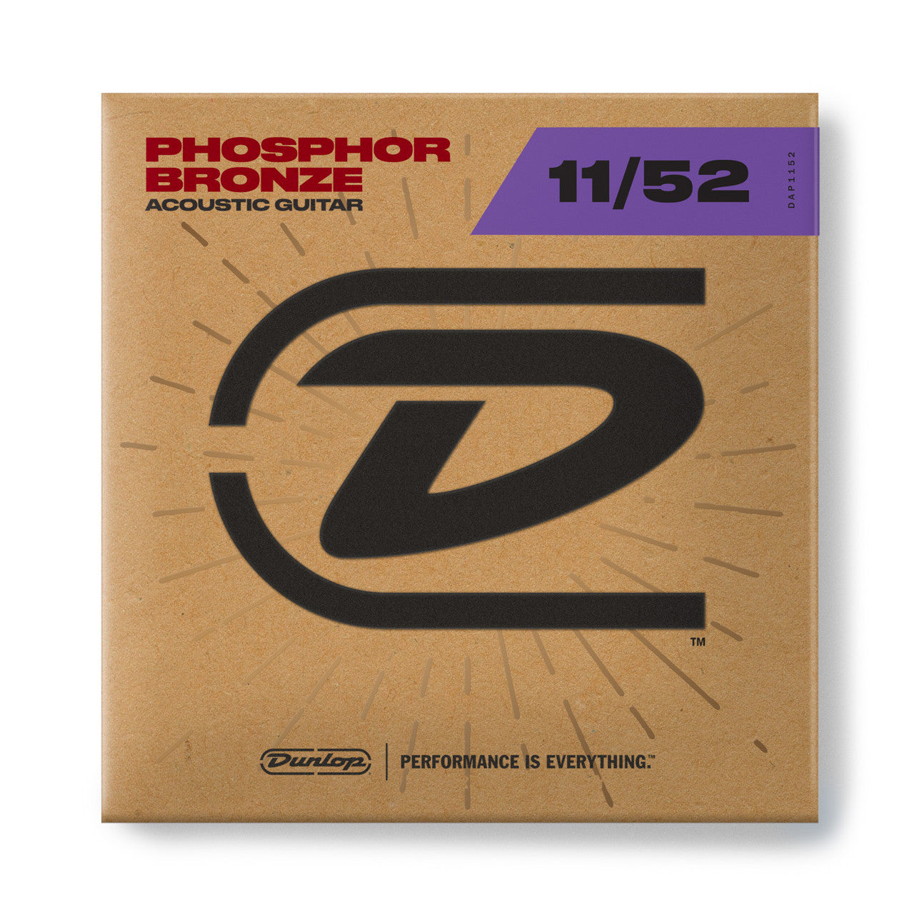 Dunlop Phosphor Bronze Acoustic Guitar Strings 11-52 Gauge | Medium Light