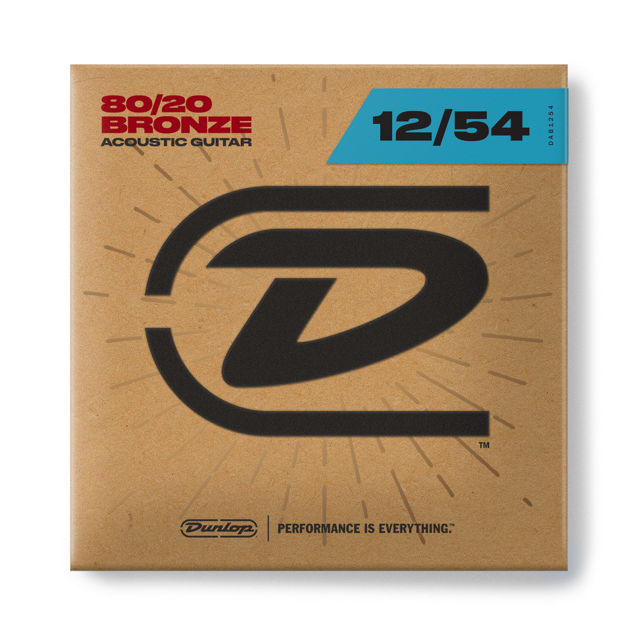 Dunlop 80/20 Bronze Acoustic Guitar Strings 12-54 Gauge | Light