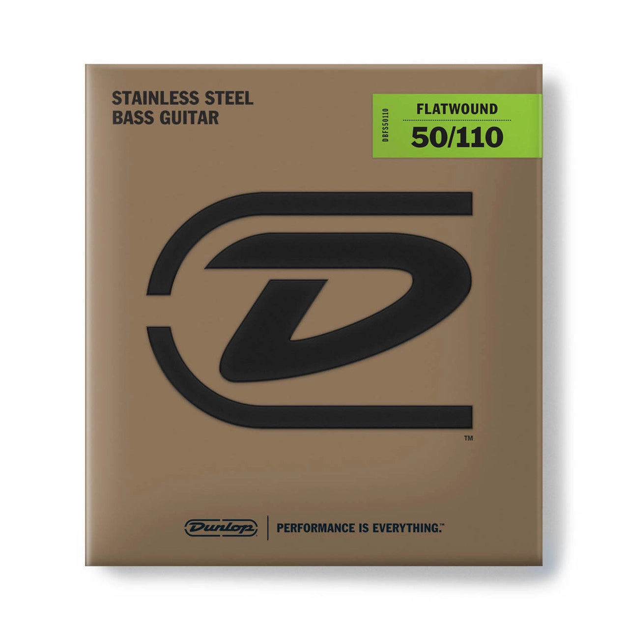 Dunlop DBFS50110 Stainless Steel Flatwound Bass Strings 50-110 Gauge