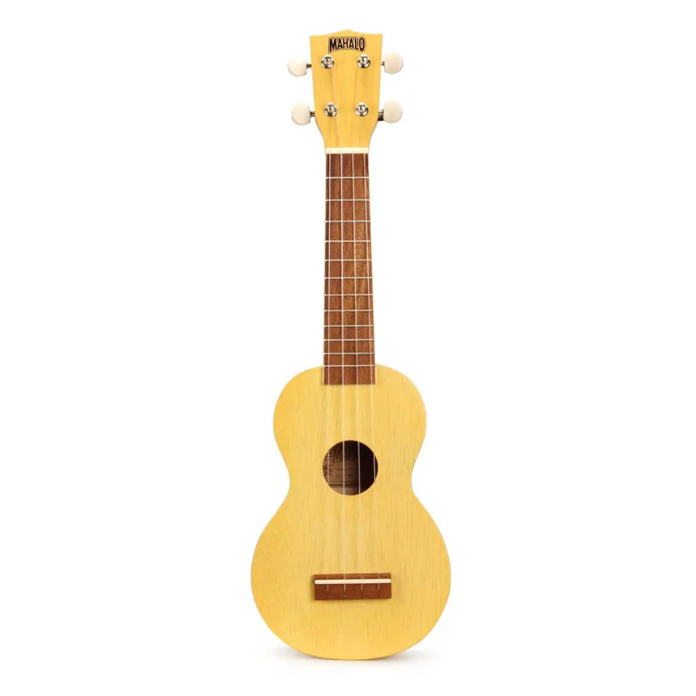 Mahalo Kahiko Series | Soprano Ukulele | Transparent Butterscotch