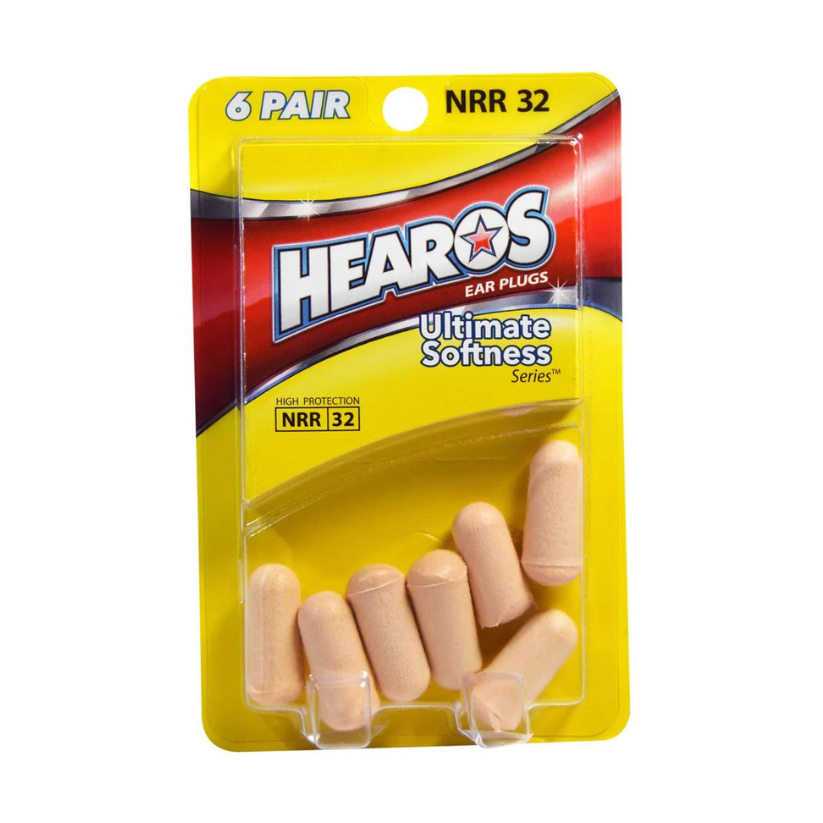 Hearos Ultimate Softness Disposable Ear Plugs | 6 Pairs