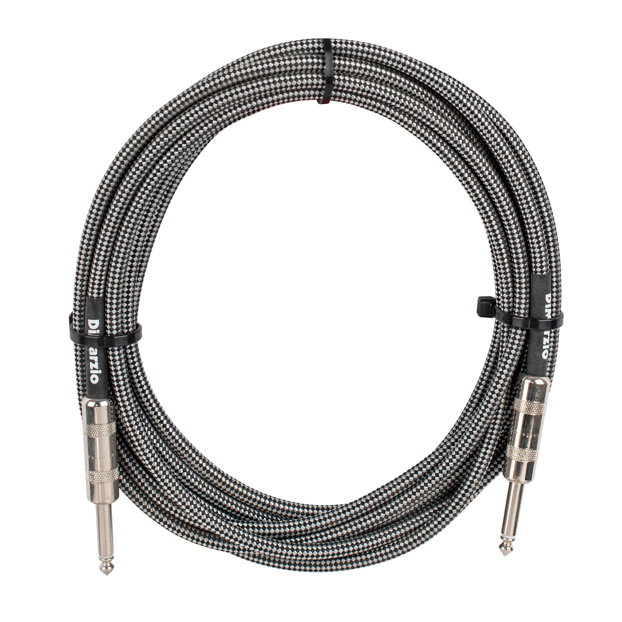 Dimarzio 18Ft Pro Guitar Cable - Straight To Straight Black & Grey