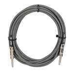 Dimarzio EP1706 10Ft Pro Guitar Cable - Straight To Straight Black & Grey