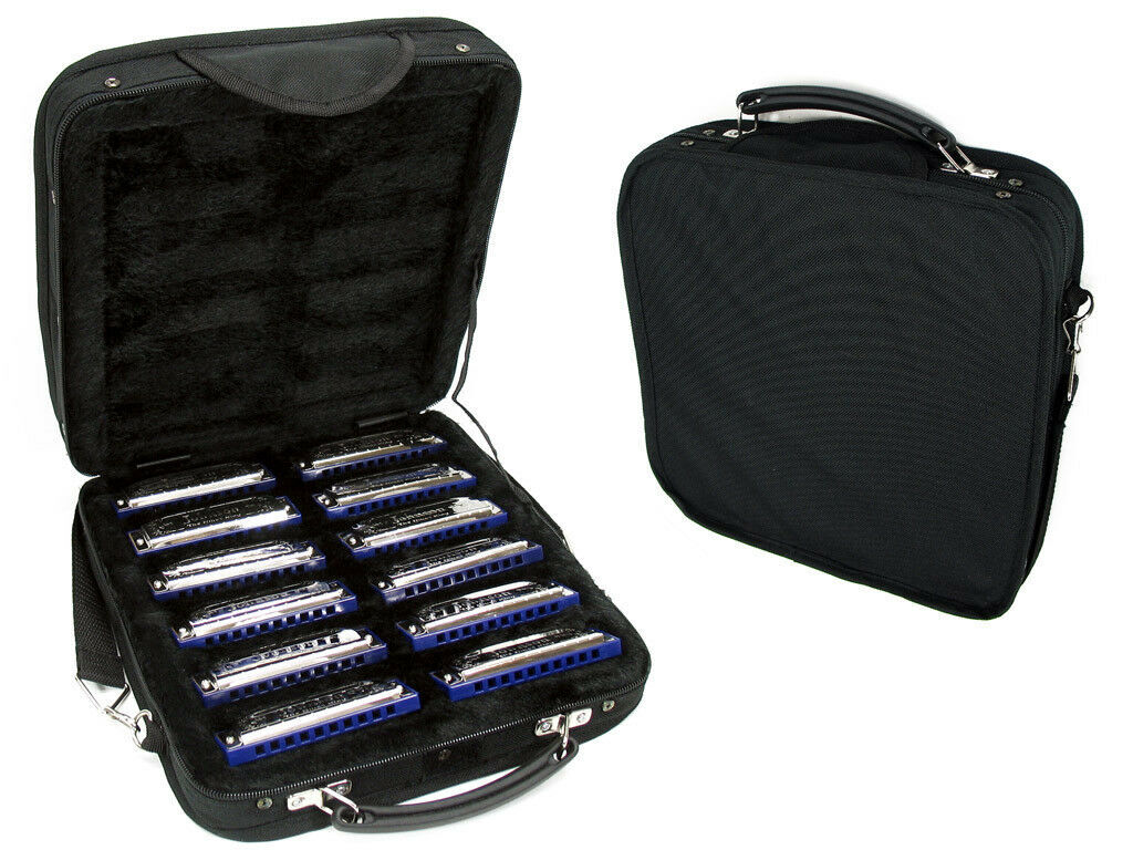 Johnson Set of 12 Diatonic Blues Harmonicas