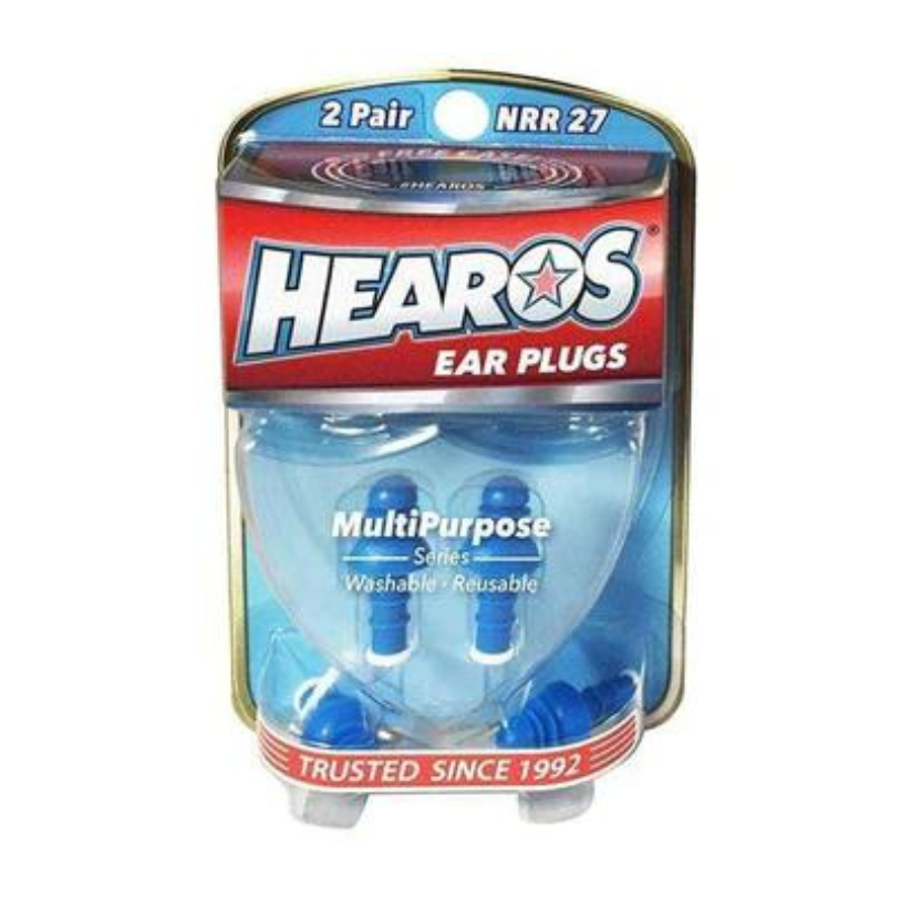 Hearos Multi-Purpose Ear Plugs | 2 Pairs