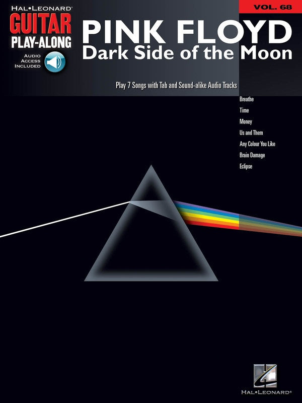 Hal Leonard Guitar Play-Along Vol. 68 Pink Floyd - Dark Side of the Moon