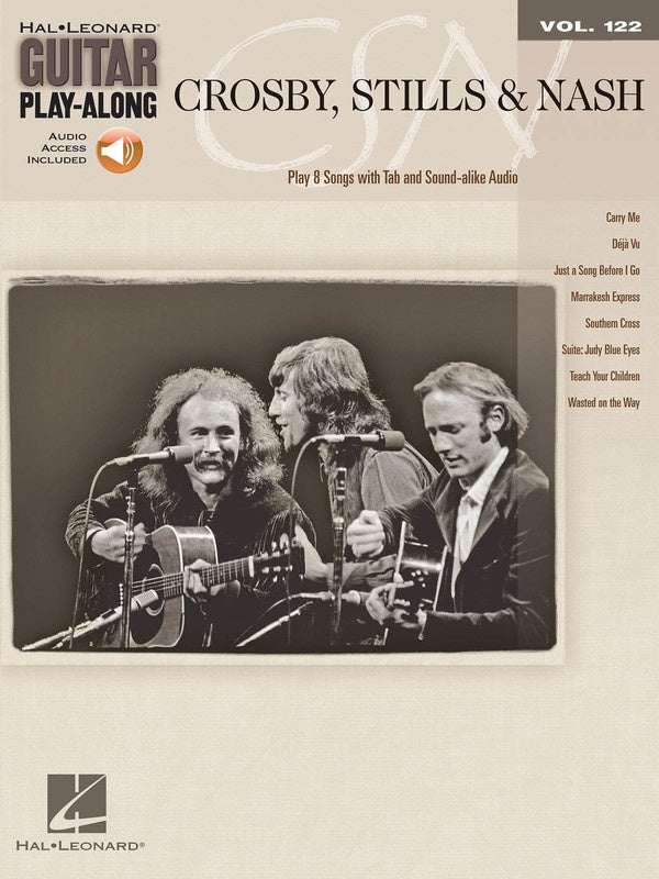 Hal Leonard Guitar Play-Along Vol. 122 Crosby, Stills & Nash