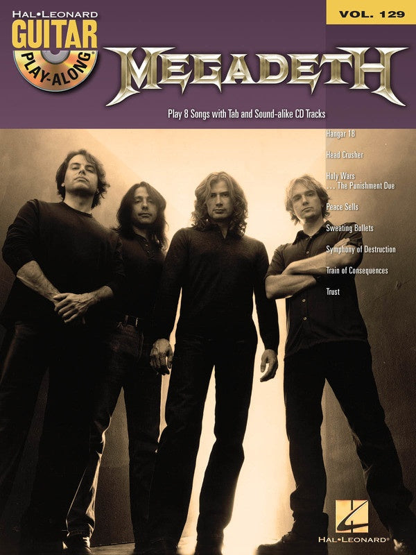 Hal Leonard Guitar Play-Along Vol. 129 Megadeth
