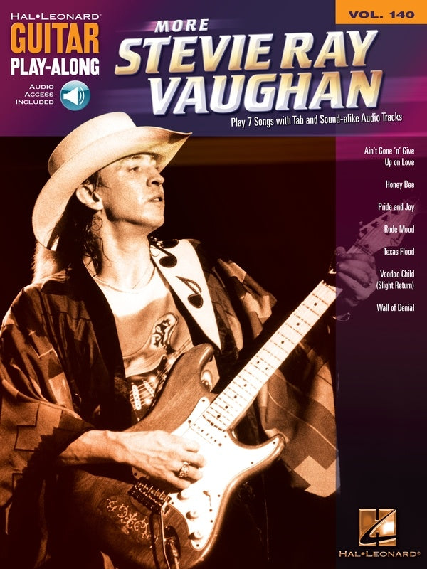 Hal Leonard Guitar Play-Along Vol. 140 More Stevie Ray Vaughan